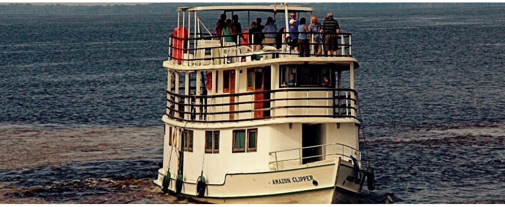 Discovering the Amazon on a cruise boat.