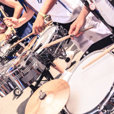 Samba drums from Brazil.