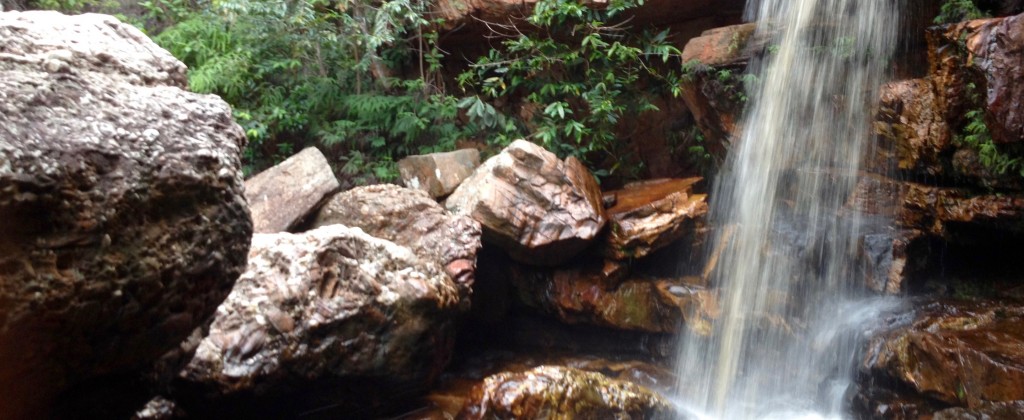 One of the many beautiful waterfalls in Chapada Diamantina. 