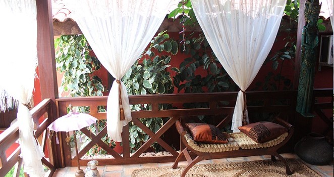 A standard room in Encantes de Nordeste. 