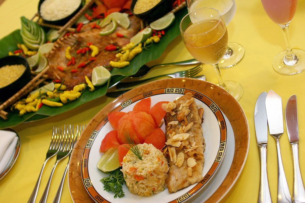 Fillet of Tambaqui, a Brazilian dish of indigenous influence.