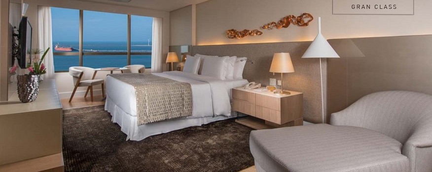 The beautiful and luxurious Gran Marquise in Fortaleza. 