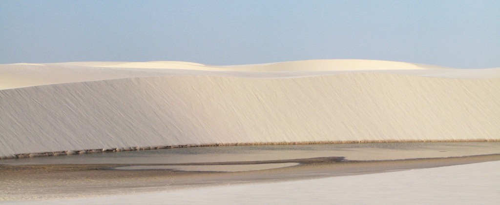 Lençois Maranheses, a landscape shot of this major tourist attraction in Brazil.