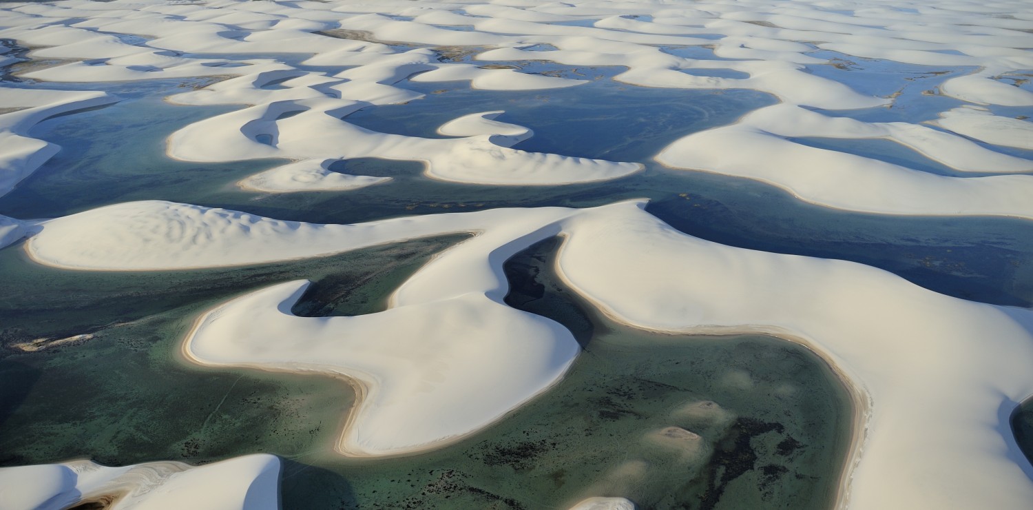 Lagoon lençois Maranhao seen