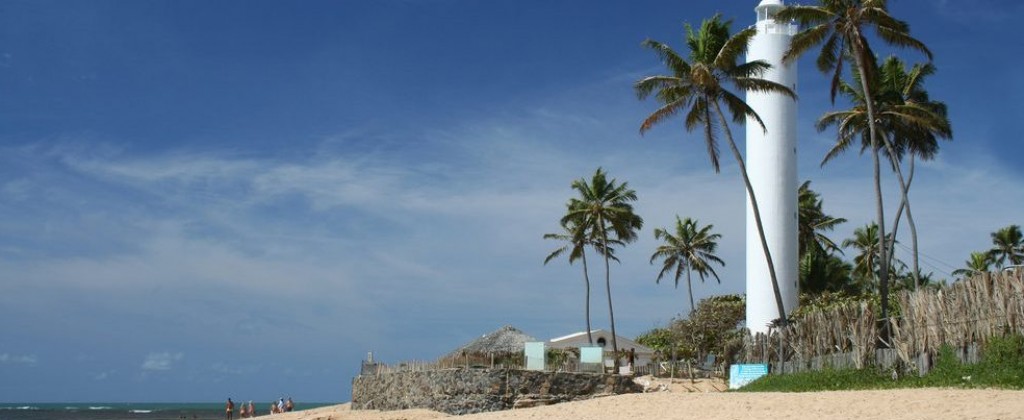 The lighthouse, at Praia do Forte in Bahia. 