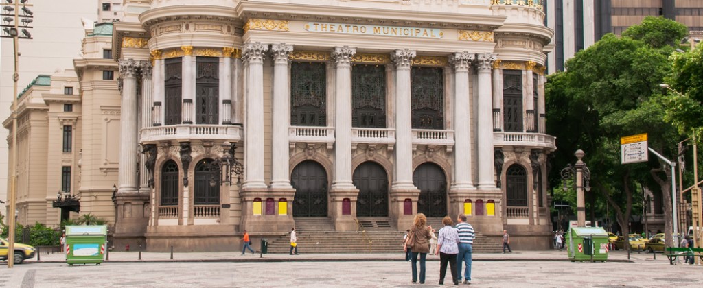 The theatre in Rio de Janeiro. 