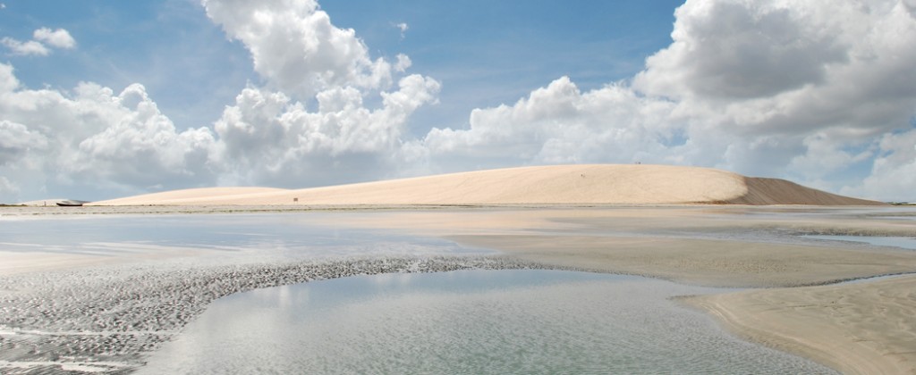 Shimmering lagoon in Nordeste Brazil. 