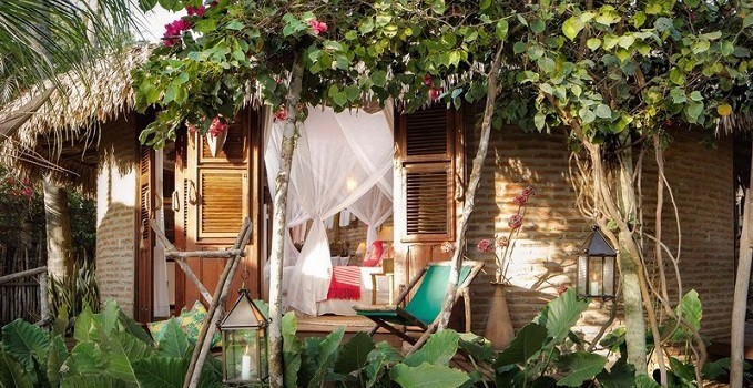 Vila kango, the most eco - friendly stop in Jericoacoara. 