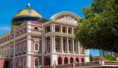 Amazonas theater in Manaus. 