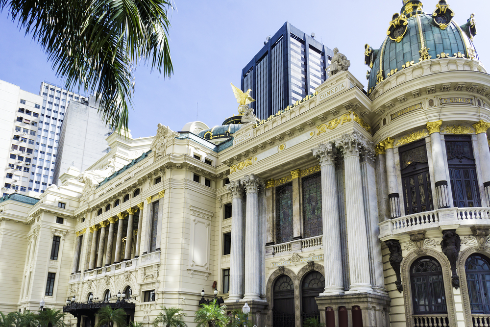 The majestic theatre in Rio de Janeiro. 