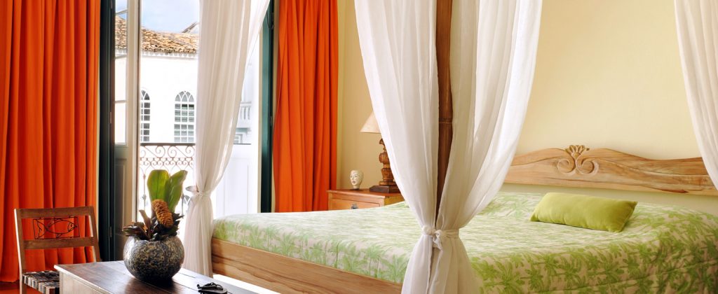 A room from the pousada vila Bahia in Salvador. 