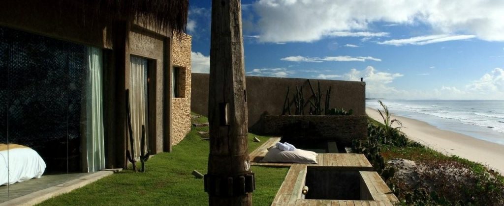 The architecture at Kenoa resort. 