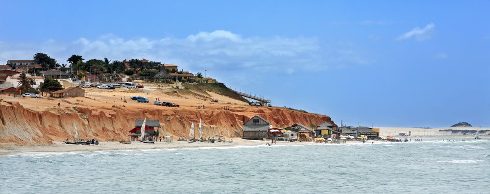 Canoa Quebrada - view of the village. 