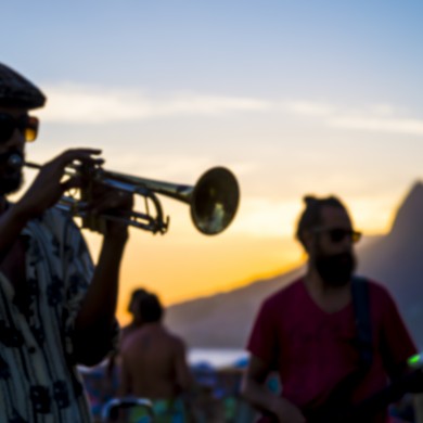 Contemporary concert in Rio de Janeiro.