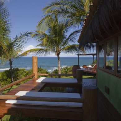 Bangalow in the Luxury Txai Resort in Itacaré.