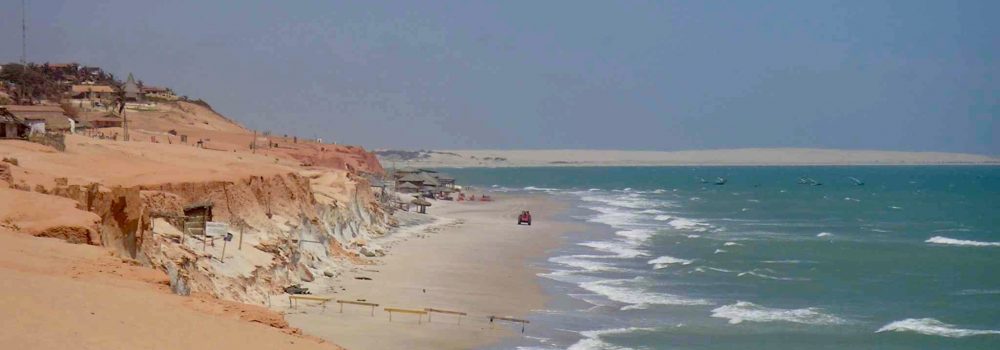 Canoa Quebrada, buggy on the beach. 