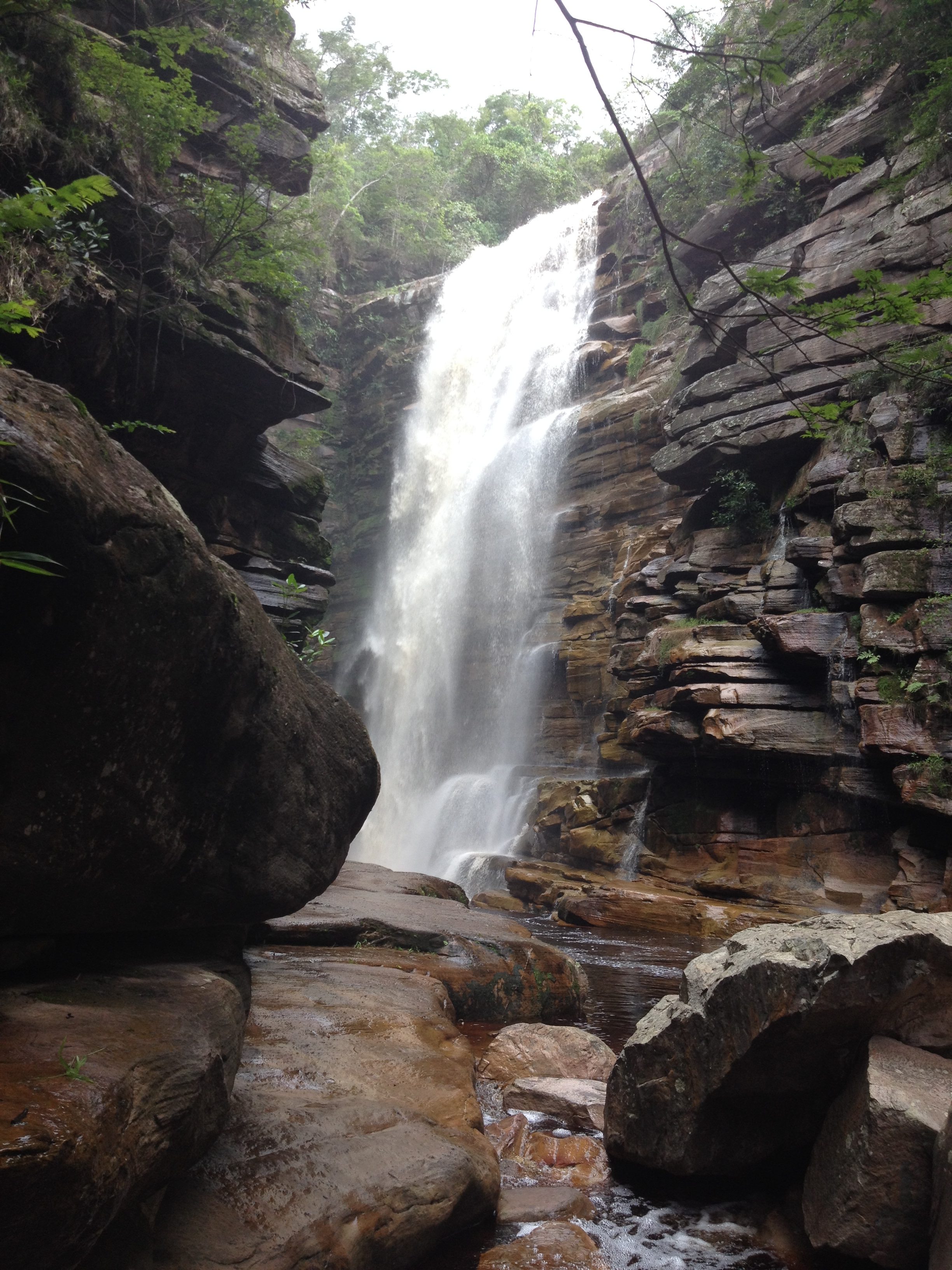 Mosquito waterfall in Chapada Diamantina.