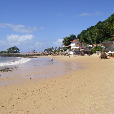 plage de Morro de Sao Paulo, le matin