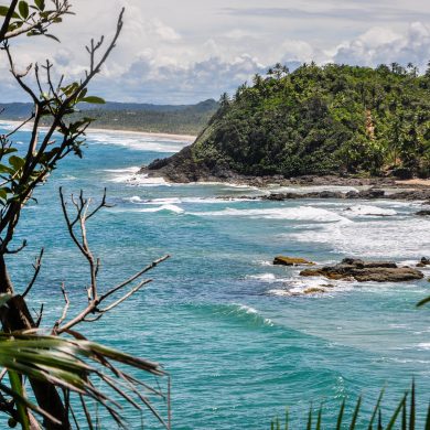 Beautiful tropical beach Itacaré.