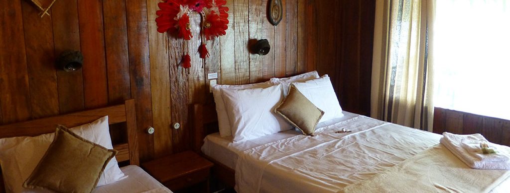 A room at the Juma lodge. 