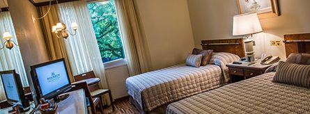 Double room in the hotel bourbon das cataratas. 