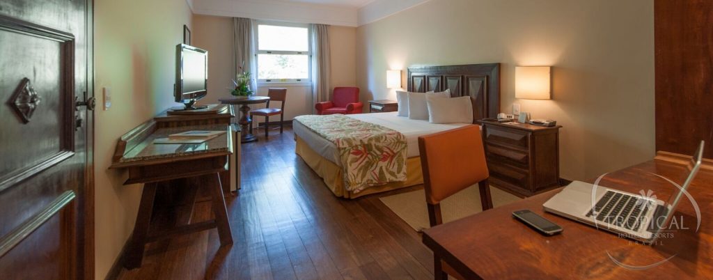 One of the large rooms at tropical Manaus. 