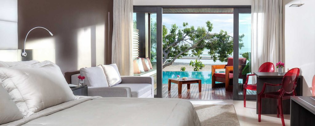 A large suite in the luxury Hotel Essensa. 