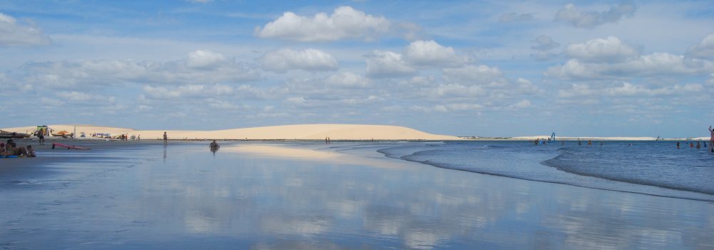 clouds on the beach of Jericoacoara
