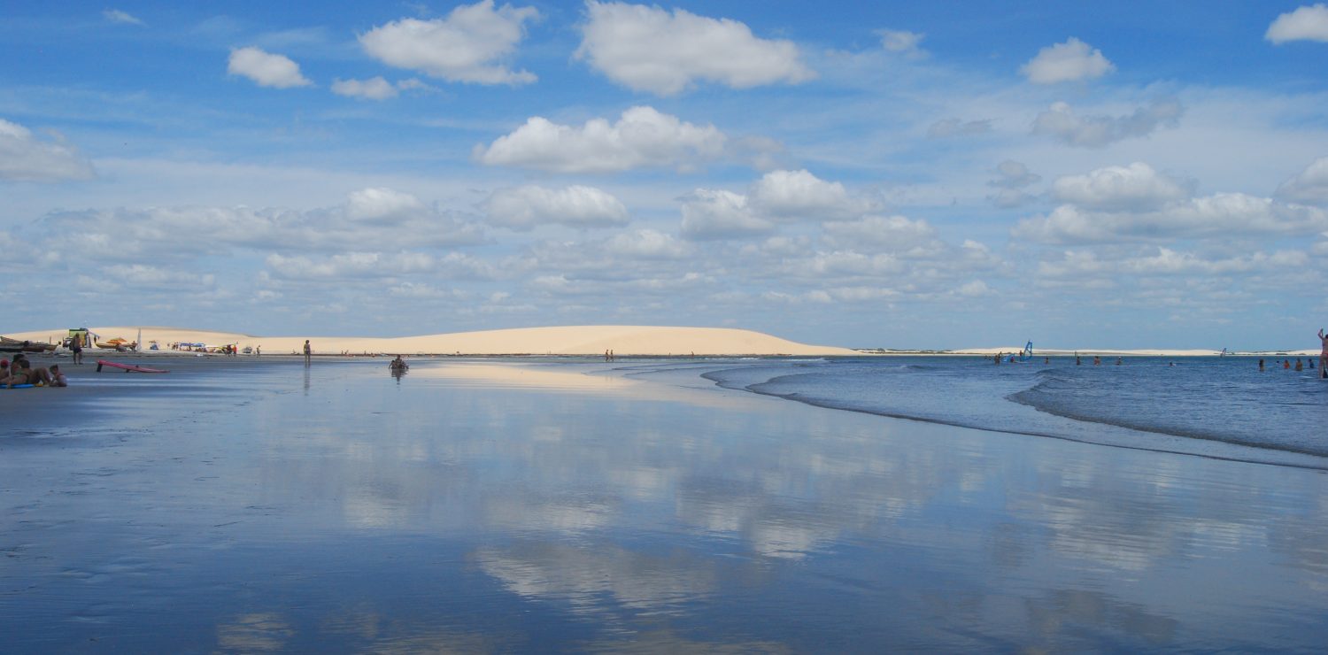 clouds on the beach of Jericoacoara