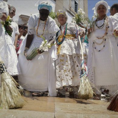 Bonfim in Salvador de Bahia, home of Candomble.