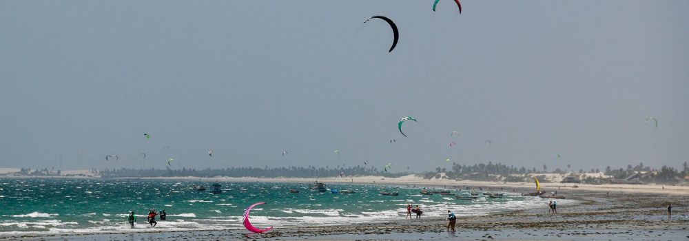 Low - tide kitesurf in Prea.