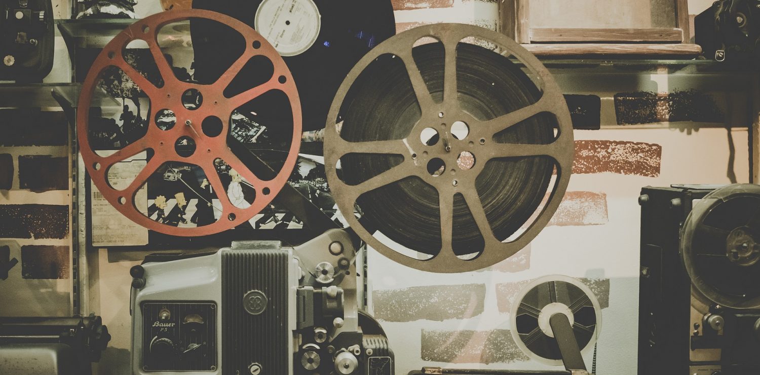 Beginnings of Brazilian cinema - an old film reel.