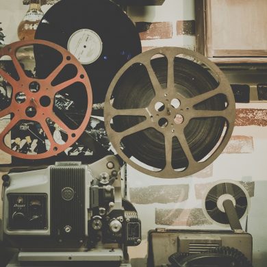 Early Brazilian cinema - an old film reel.