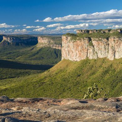 Aerial view of Chapada Diamantina.