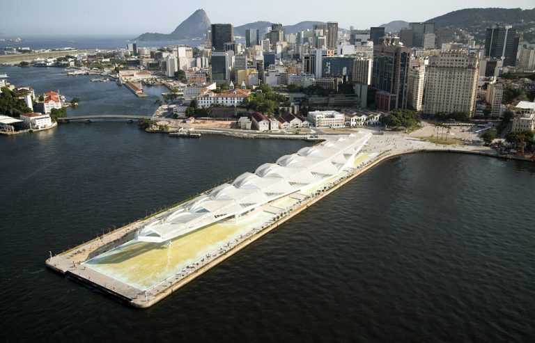 The Museum of Tomorrow from the sky 