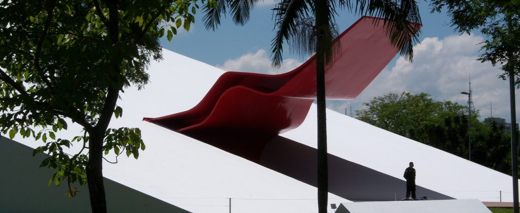 Ibirapuera theater auditorium in Sao Paulo.