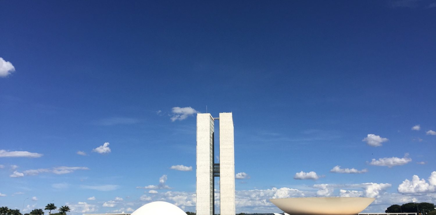Landscape view of Brazilian congress.