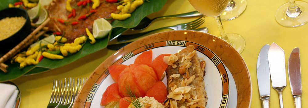 Indigenous dish - filet de tambaqui.