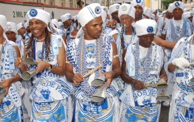 Filhos de ghandy band at Salvador carnaval