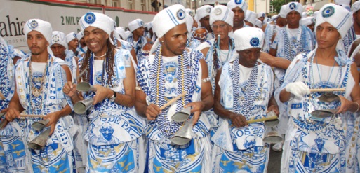 Filhos de ghandy band at Salvador carnaval