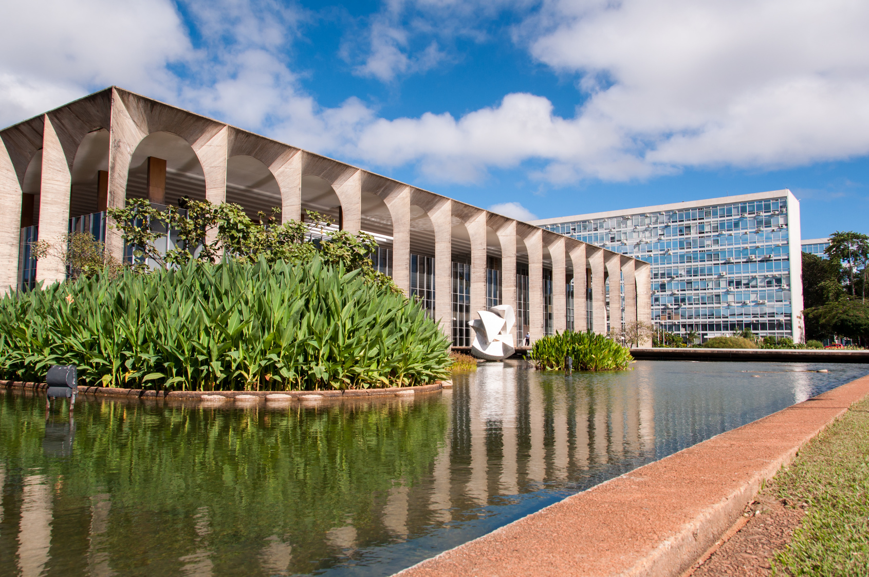 Itamaraty palace, Brasilia, Brazil.