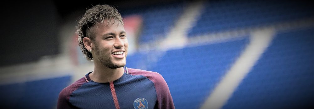 Brazilian football player Neymar.