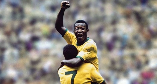 Pele, the king of Brazilian football.
