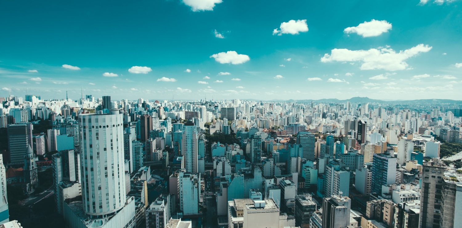 Picturesque view of Sao Paulo skyline.