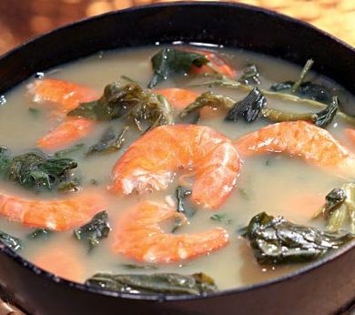 Indigenous tacaca soup.
