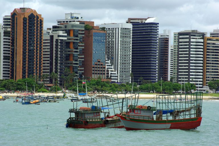 Fortaleza, the capital of Ceará in Brazil 