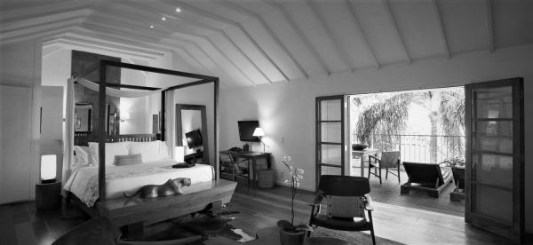 Black and White of room in Santa Tereza.