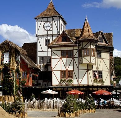 Blumaneu in Santa Catarina, a huge European influence on Brazil.
