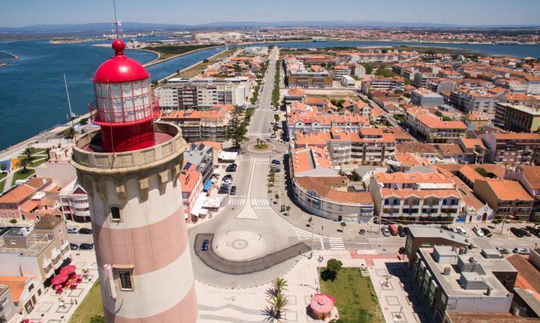 View of Salvador da Bahia from the lighthouse of Barra