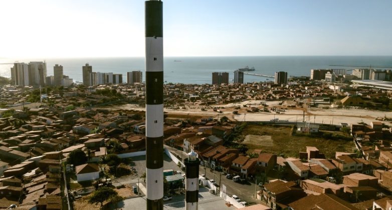 Farol de Mucuripe lighthouse in Fortaleza, Brazil;